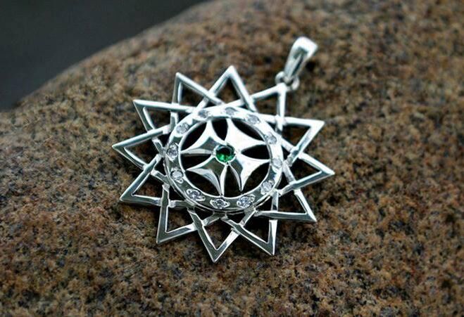 The twelve-pointed star is a talisman of positive change and happy events