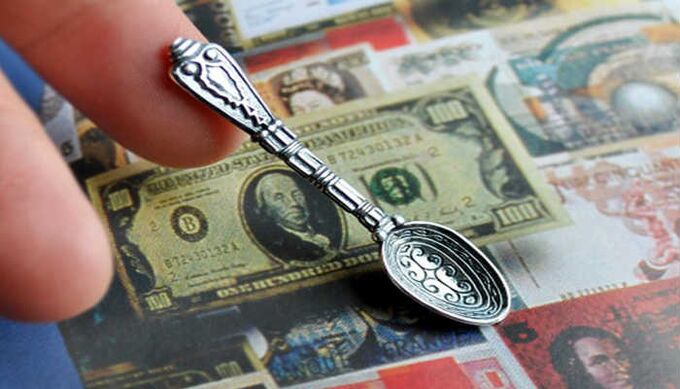 Money spoon rag