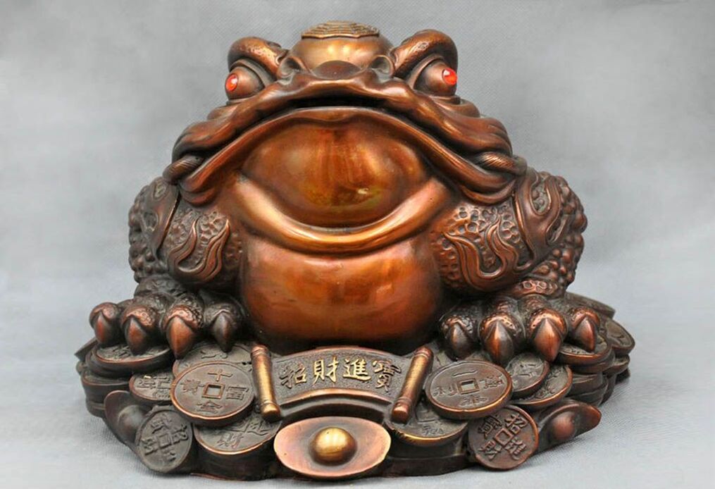 Three-legged toad wants money